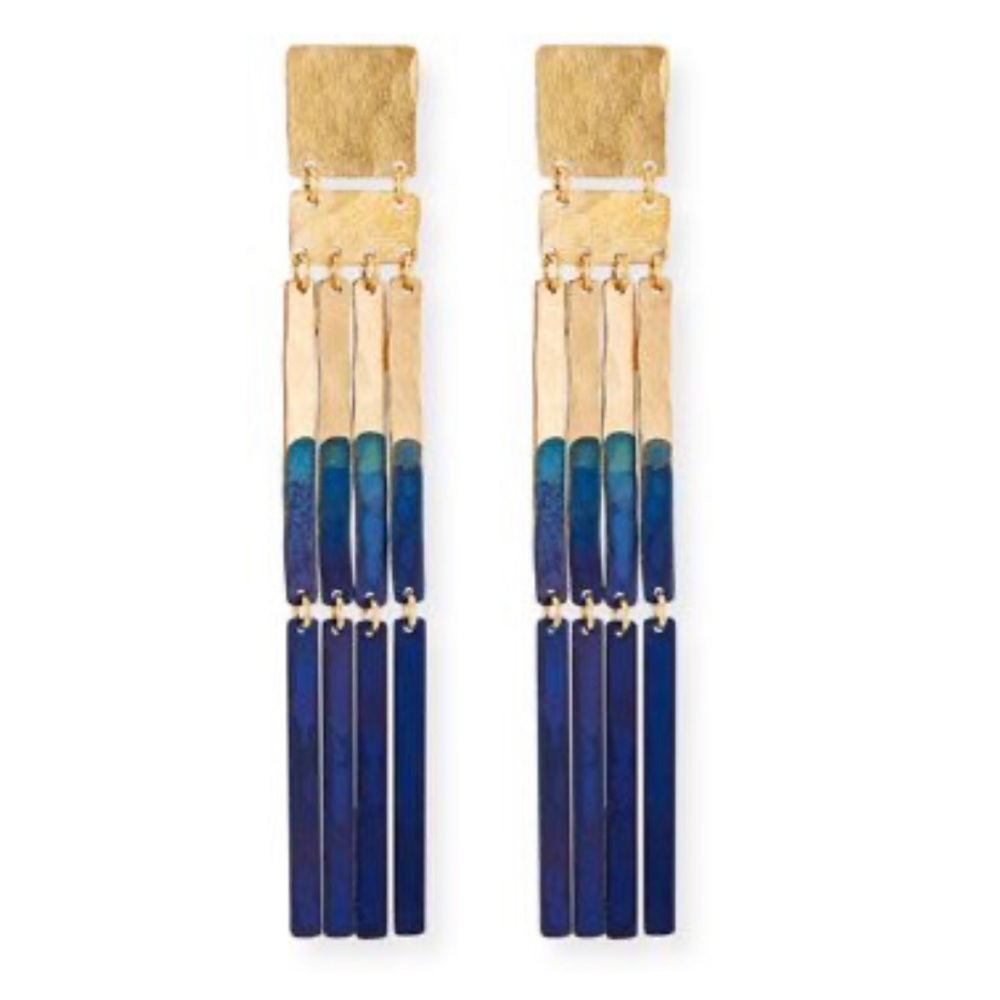 We Dream in Colour Padme Navy Earrings - New
